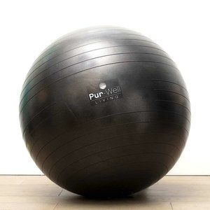 Anti Burst Swiss Exercise Ball 55cm 2000lb Black